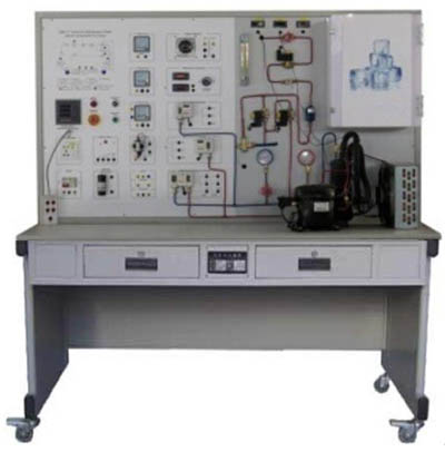 制冷系統(tǒng)電氣元件和故障實訓(xùn)考核裝置